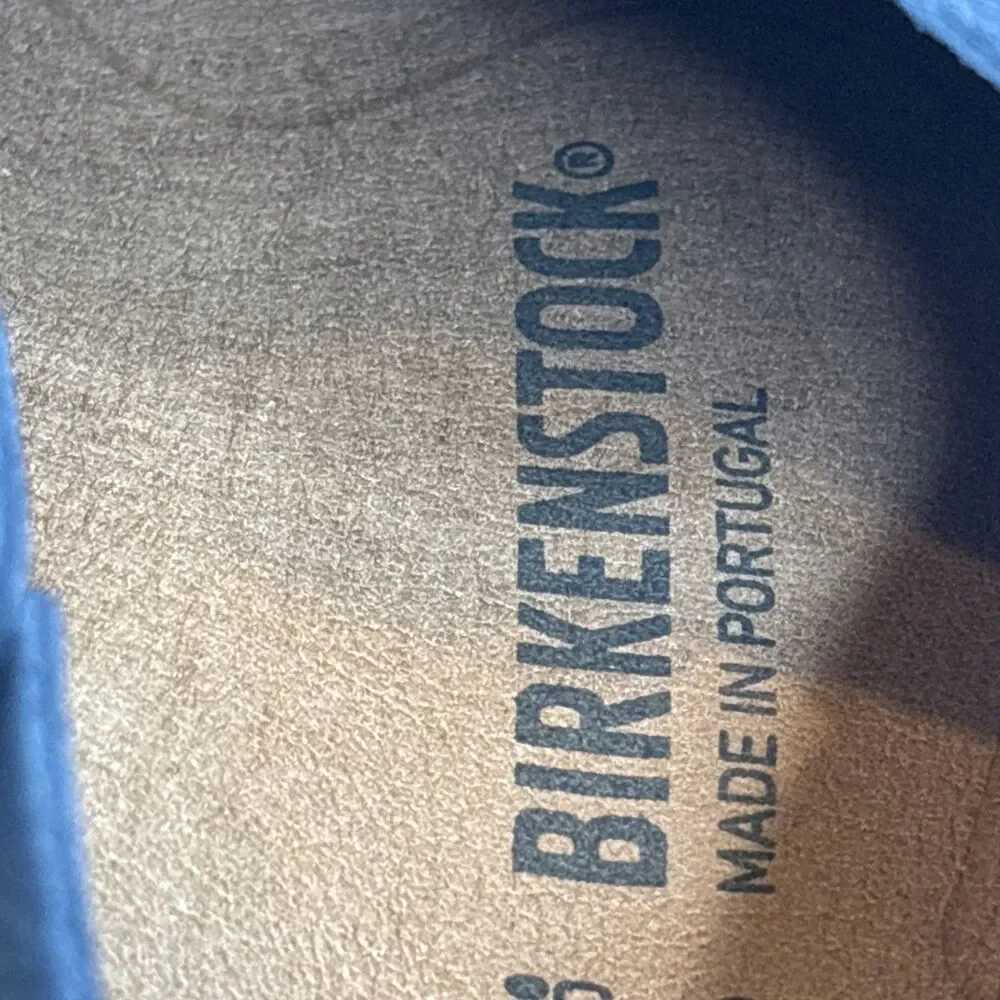 Birkenstock Callan Suede Leather Slip-On Navy Blue Loafers Men’s Size 11 NEW
